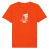T-shirt orange et blanc Mandella WAS RIGHT - Colection inspiration - Mandella avait raison