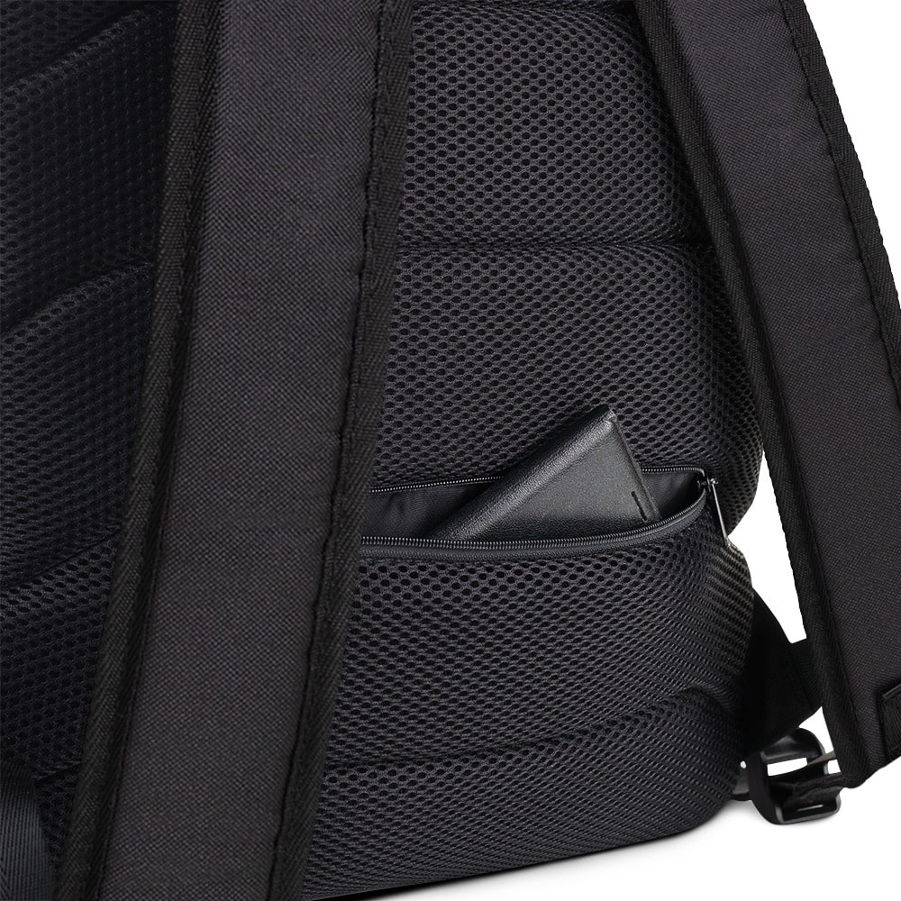 sac a dos blanc avec bretelles ergonomiques confortables détail 1