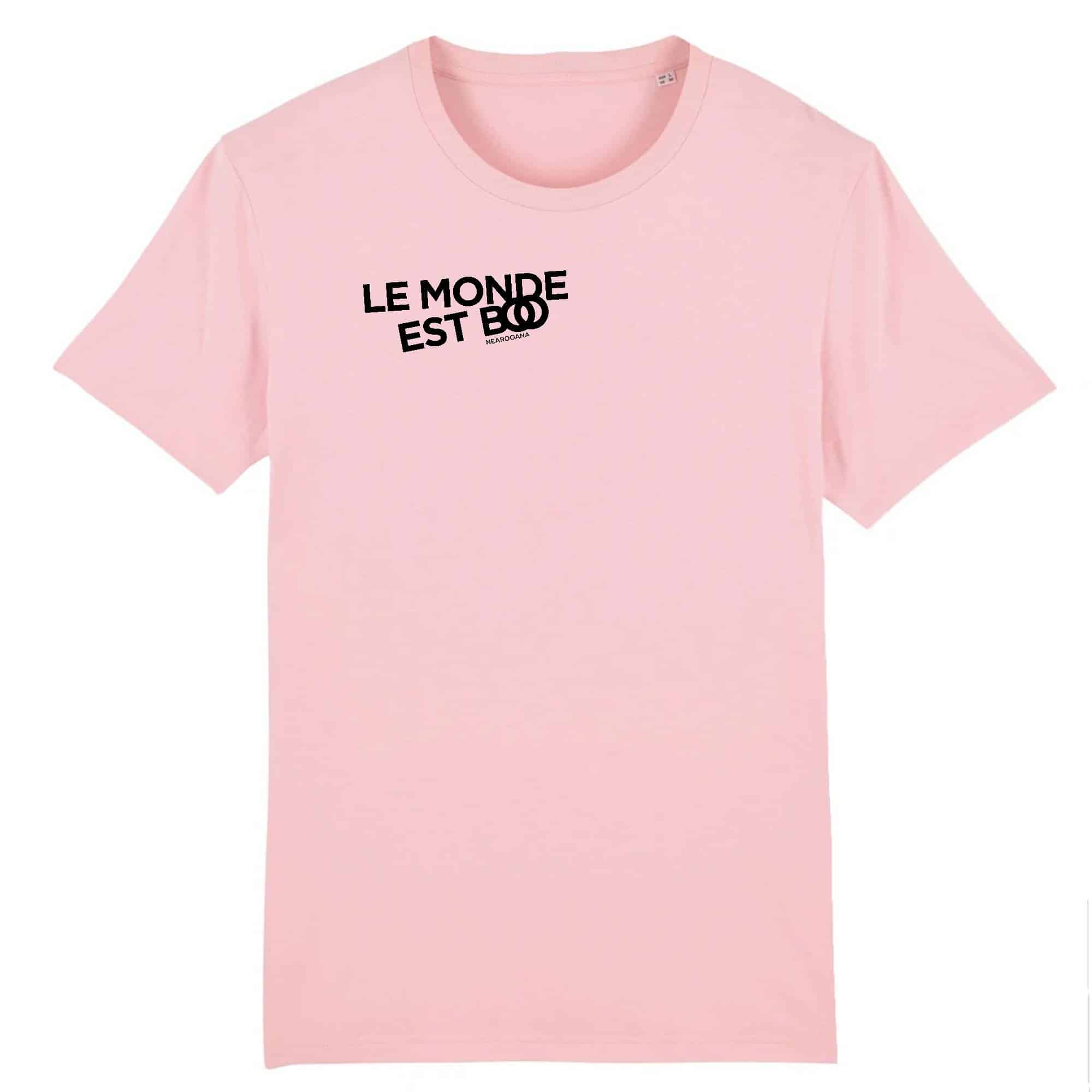 T-shirt unisex bio Le Monde est BOO Nearooana