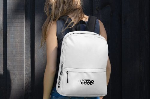 sac a dos blanc avec bretelles ergonomiques confortables détails 5